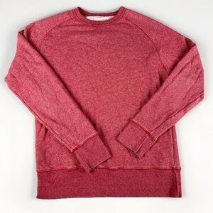 Levi's Strauss And‎ Co Pullover Sweater Mens L Heather Red Long Sleeve Crewneck